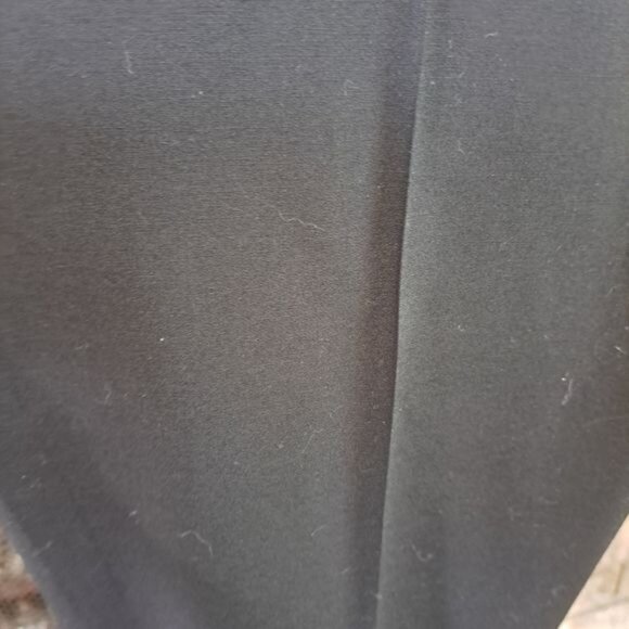 St John Caviar Size 14 Women's Black Pleated Trouser Dress Pants Side Zip Luxury - Picture 4 of 11